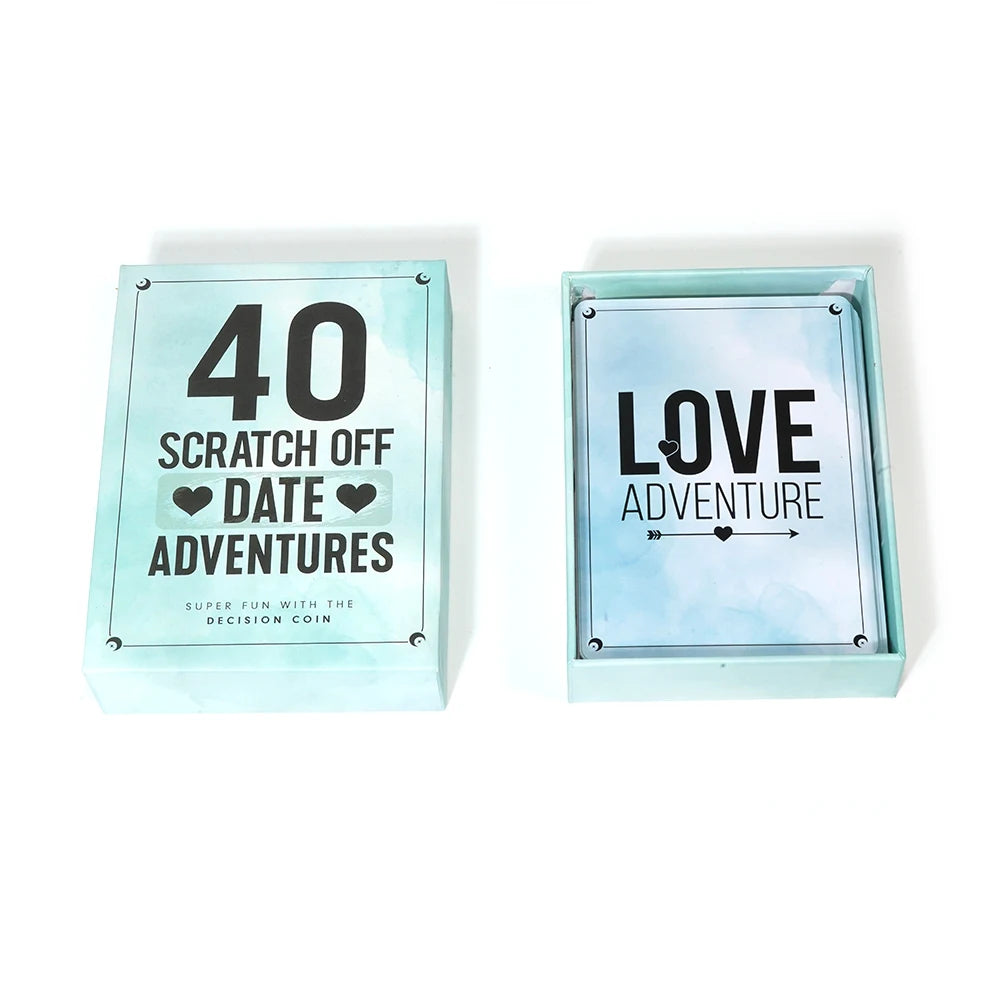 40 Scratch Off Date Ideas Card Game