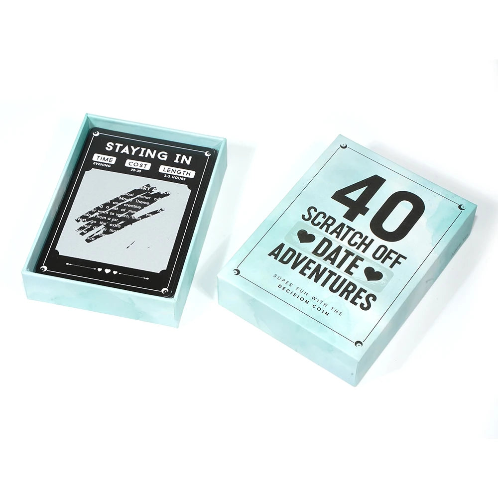 40 Scratch Off Date Ideas Card Game
