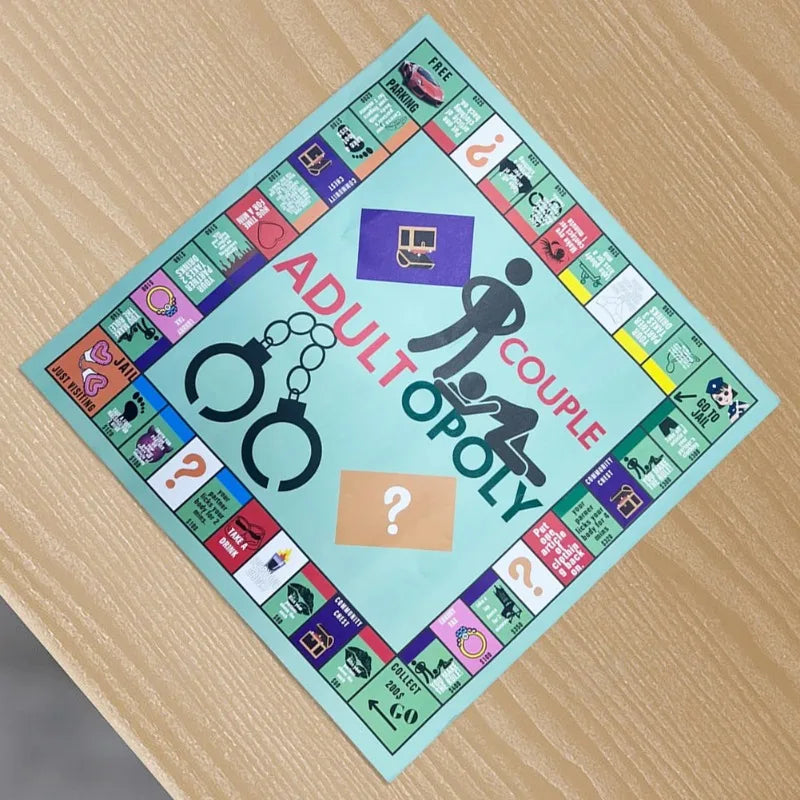 Adultopoly Strip Board Game