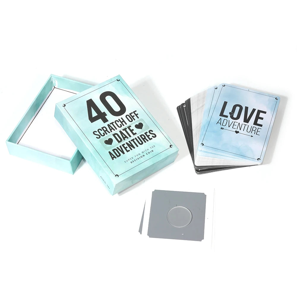 40 Scratch Off Date Ideas Card Game