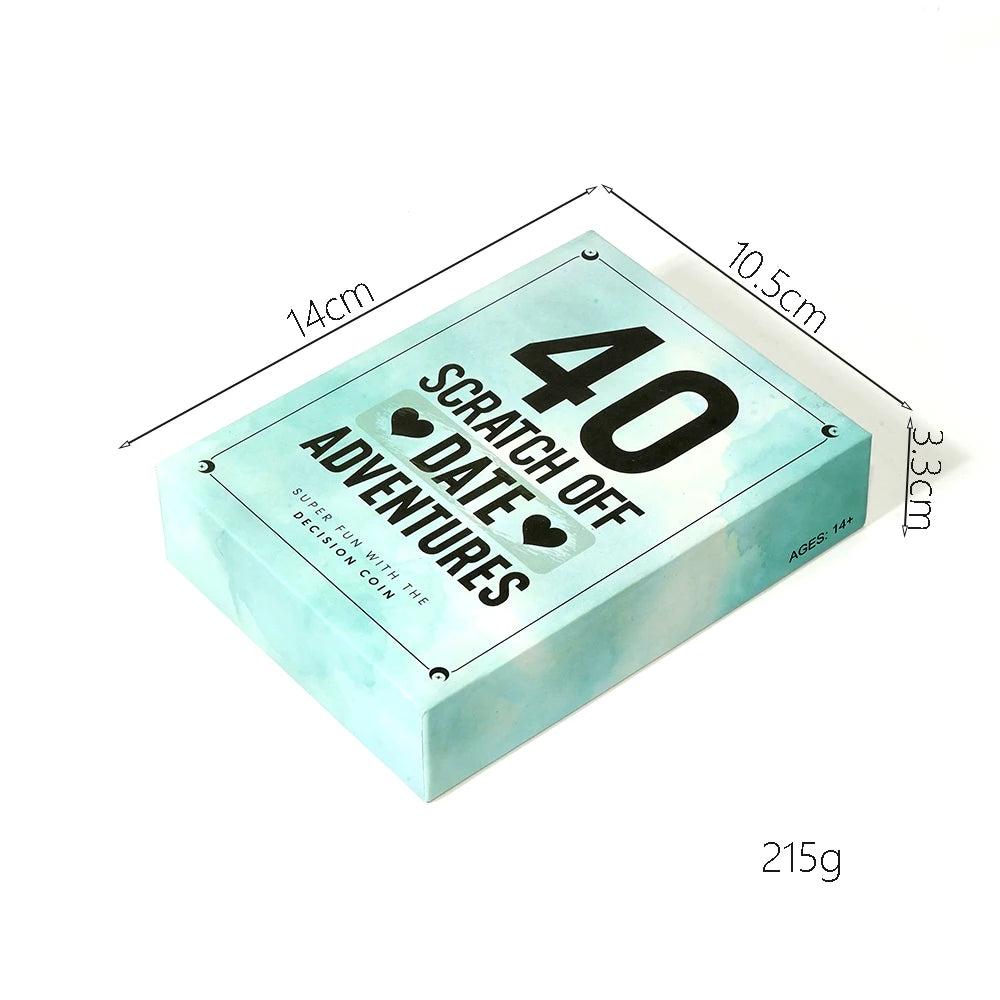 40 Scratch Off Date Ideas Card Game