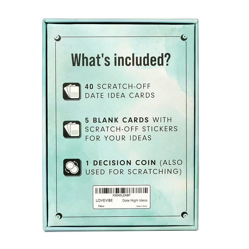 40 Scratch Off Date Ideas Card Game