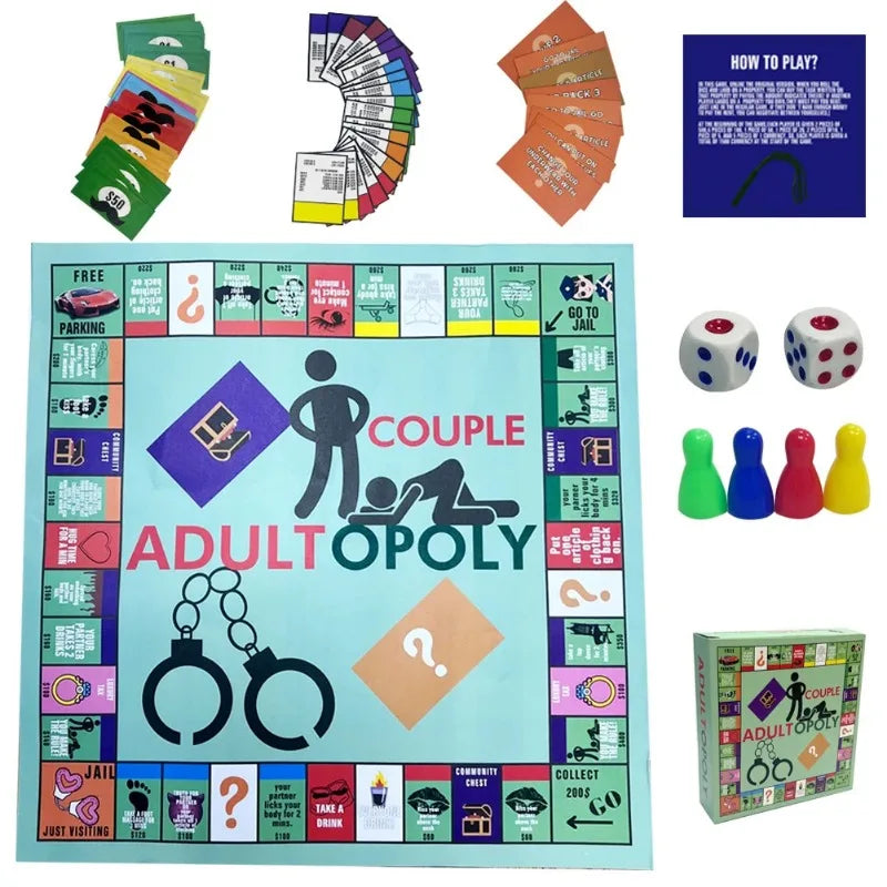 Adultopoly Strip Board Game